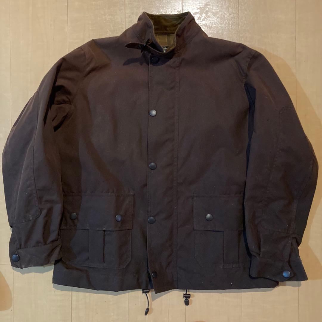 バブアー short motorcycle 英国製 短丈 未使用　希少