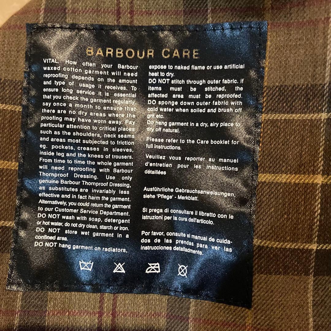 バブアー short motorcycle 英国製 短丈 未使用　希少