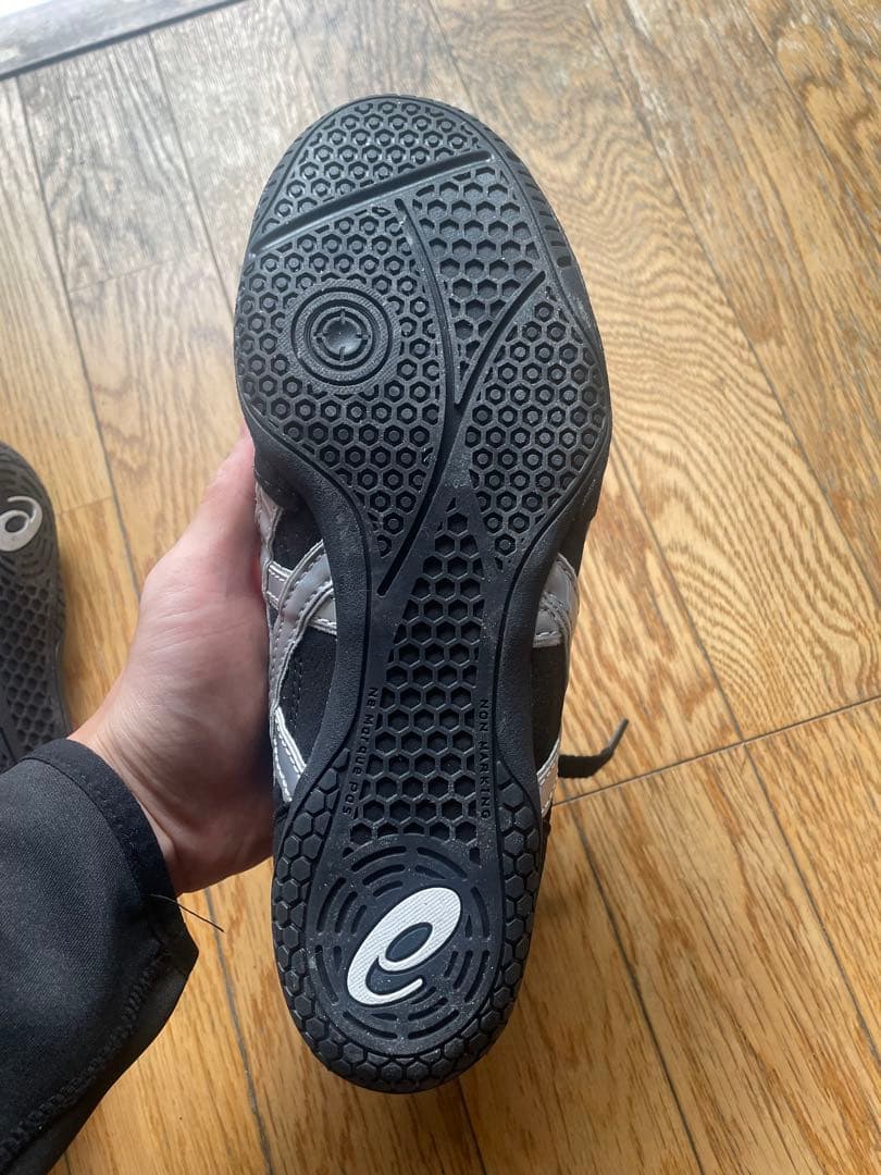 アシックス　レスリングシューズ　ブラック/シルバー　サイズ26cm