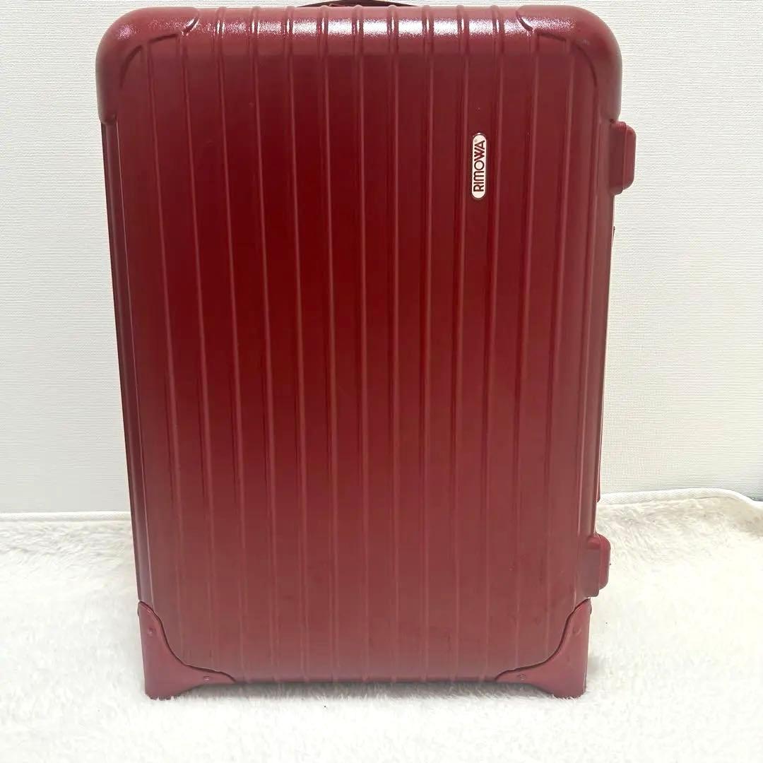 【美品】リモワ サルサ 35L 機内持ち込み可 スーツケース レッド