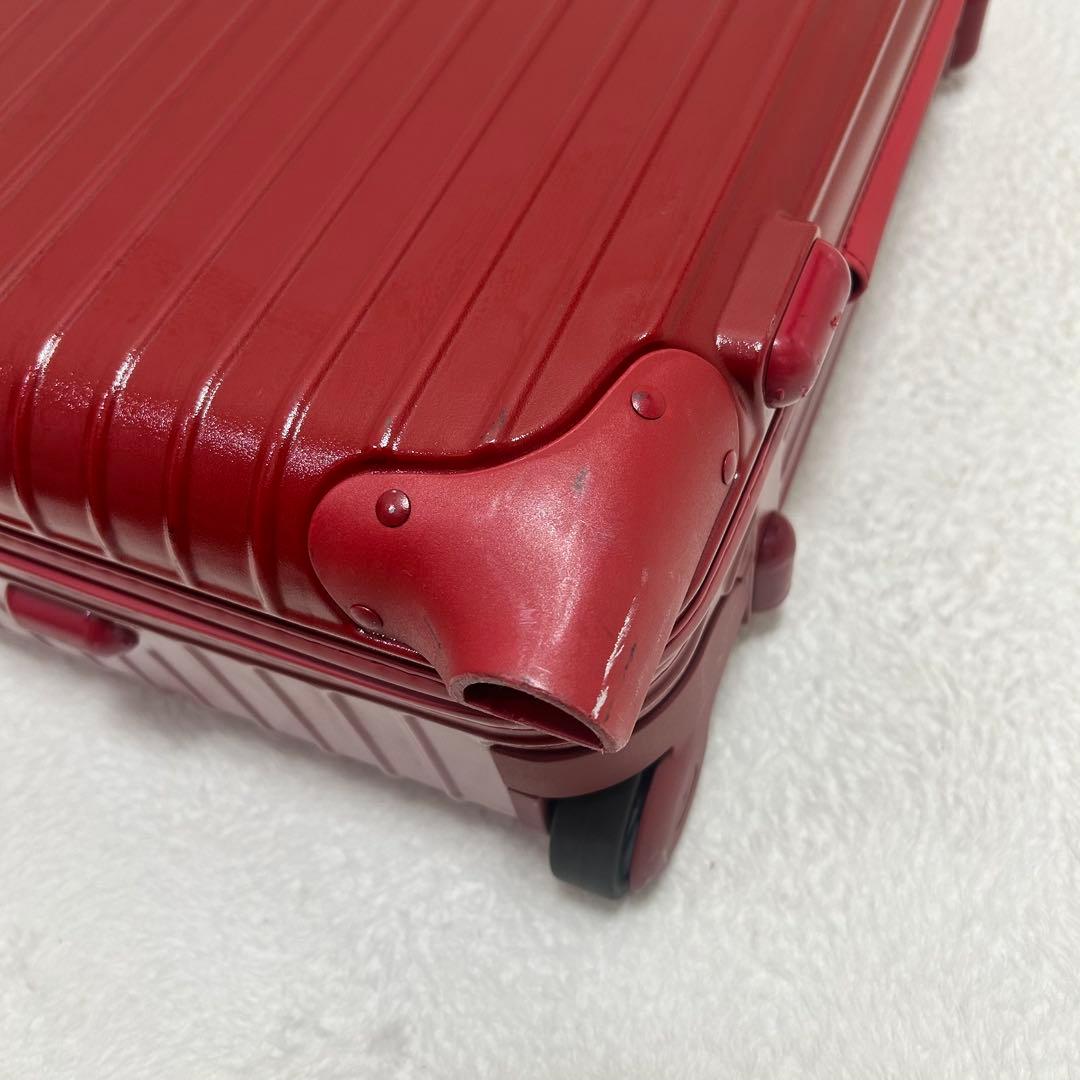 【美品】リモワ サルサ 35L 機内持ち込み可 スーツケース レッド