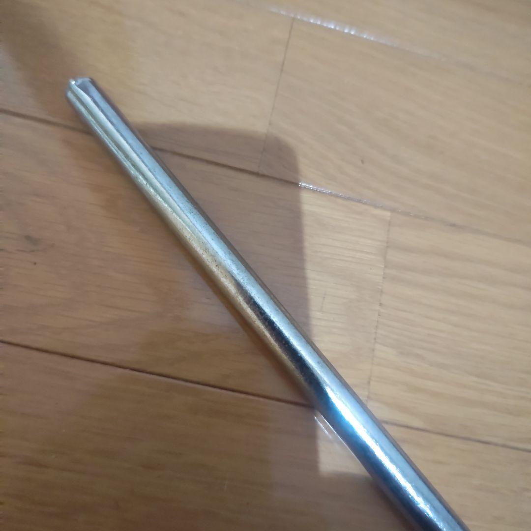 メトロ　江戸時代　十手 金属製 武器 房付き 直線デザイン