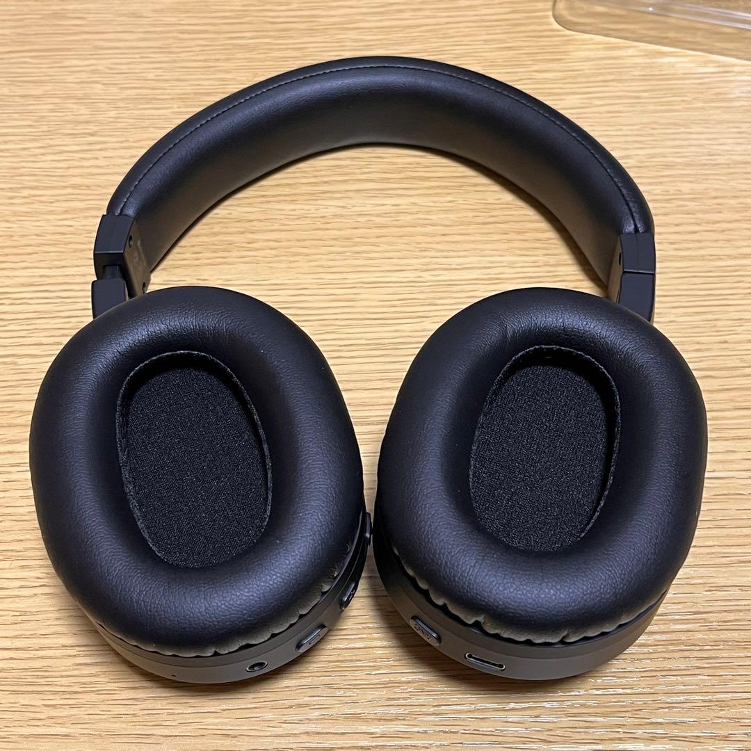 【美品】ag WHP01K （ブラック）/ワイヤレス ヘッドホン /ノイキャン