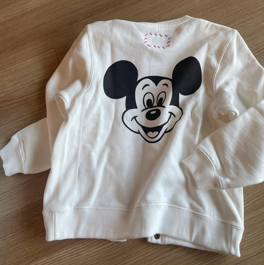 新品 別注 ロンハーマン ミッキー キッズ 130 L スナップカーディガン