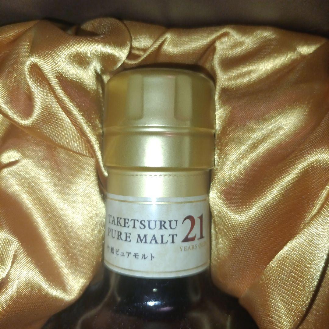 NIKKA ニッカ竹鶴21年 ピュアモルトウイスキー専用化粧箱付き