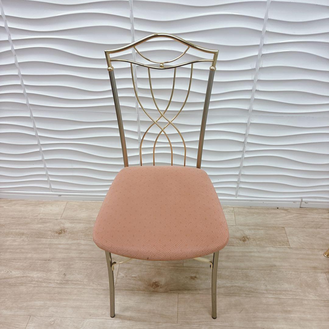 ◇大阪府 神戸市 配達無料！◇イタリア製ガラステーブル◇スペイン製アイアンチェア