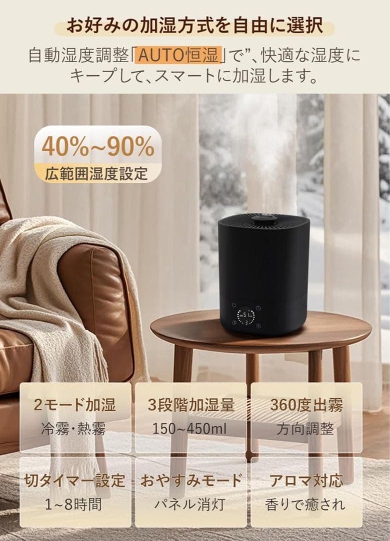 特別限定価格！新品未使用！【超大特価10%off！】加湿器
