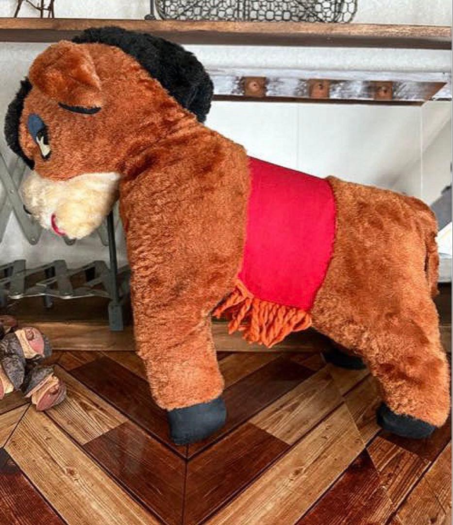 アメリカン雑貨 used レトロなロバのぬいぐるみ