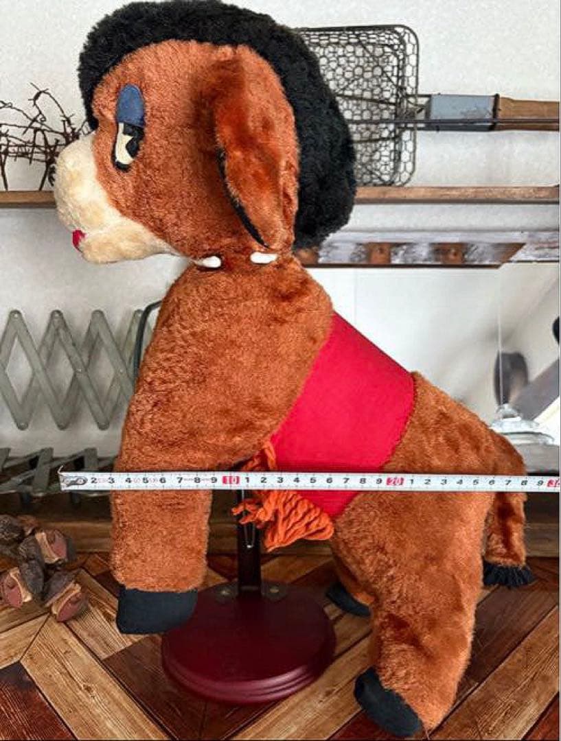 アメリカン雑貨 used レトロなロバのぬいぐるみ