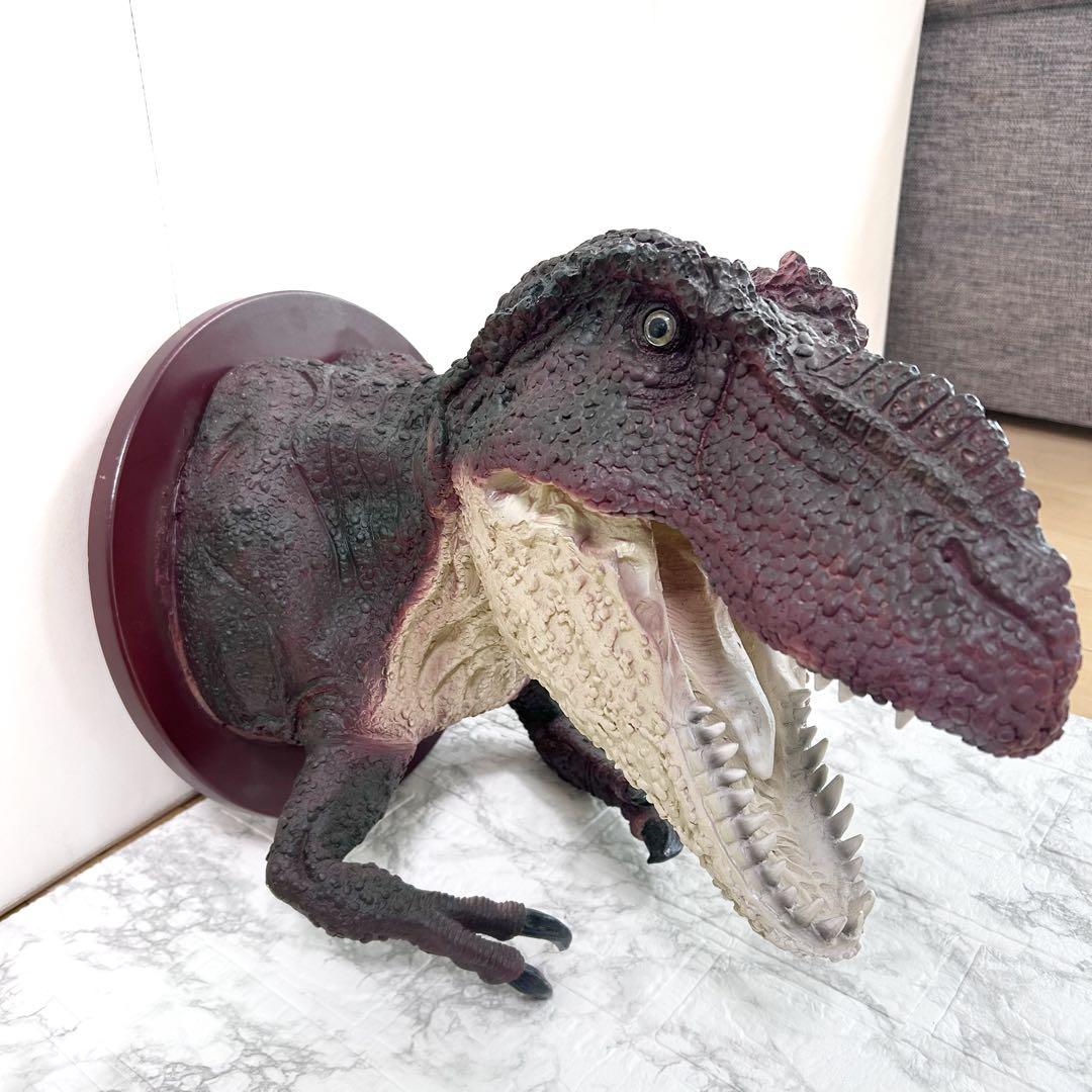 T-rex ティラノサウルス　立体壁掛け　オブジェ　恐竜　リアル