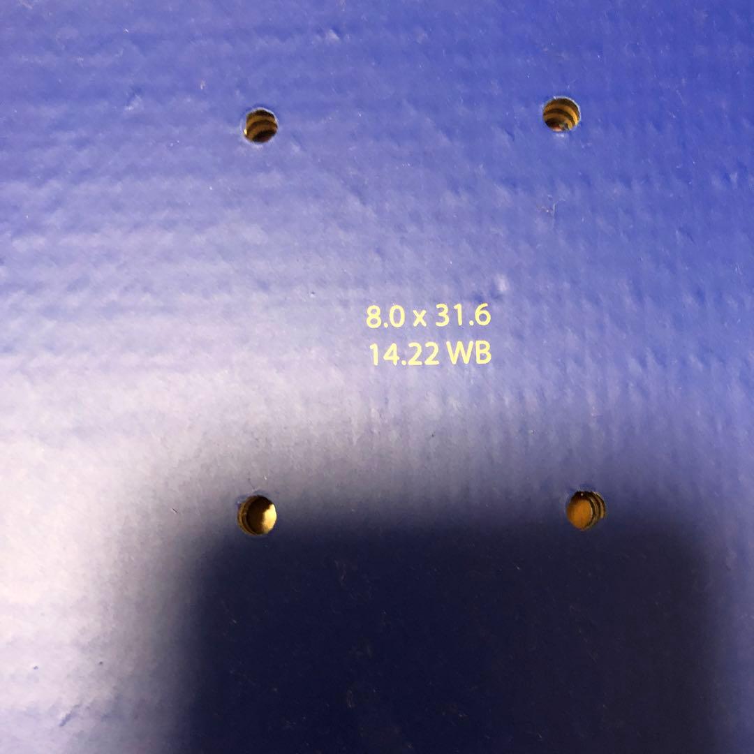 SANTA CRUZ VXデッキ 8.0 x 31.6インチ