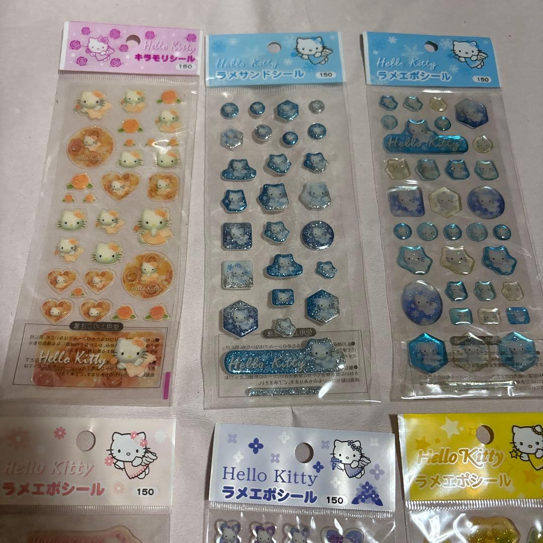 【未使用】平成レトロエンジェルキティシール6枚