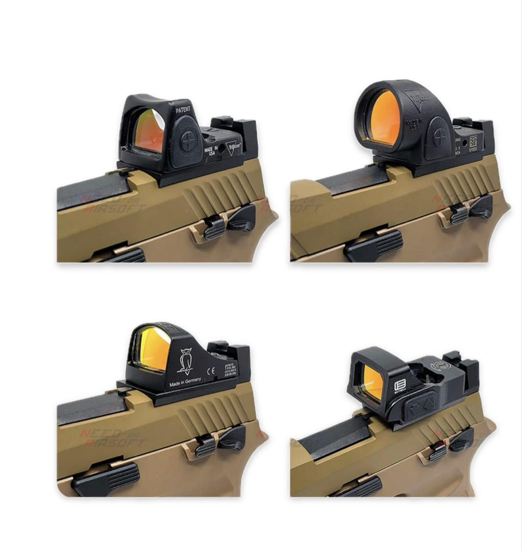 SIG VFC M17/M18 P320光学マウントベース ハイサイト付き