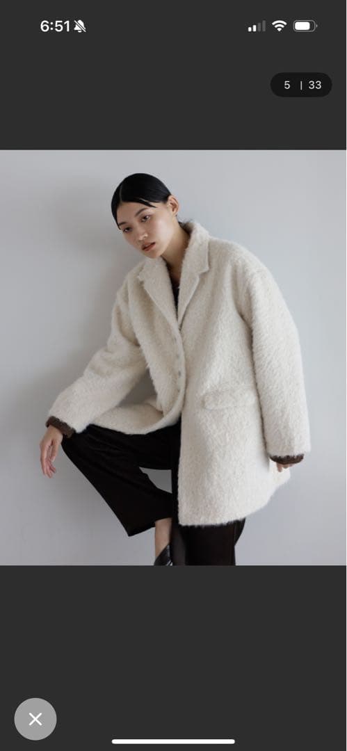 ENC shaggy jacket coat / シャギージャコット