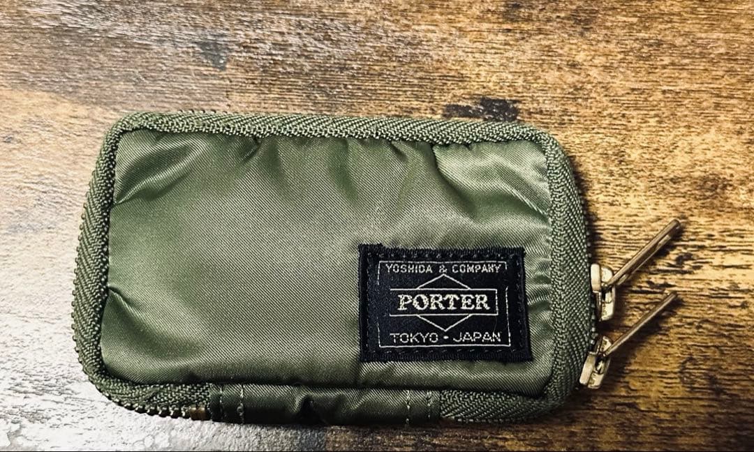 ポーター　PORTER タンカー　TANKER キーケース　セージグリーン　廃盤