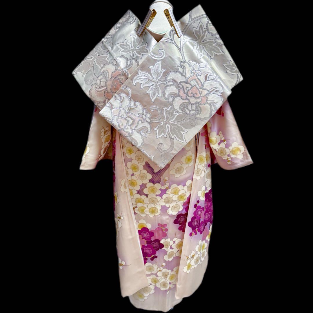 振袖フルセット　やまと誂製　正絹長襦袢　梅柄　❤︎可愛い❤︎　155〜165