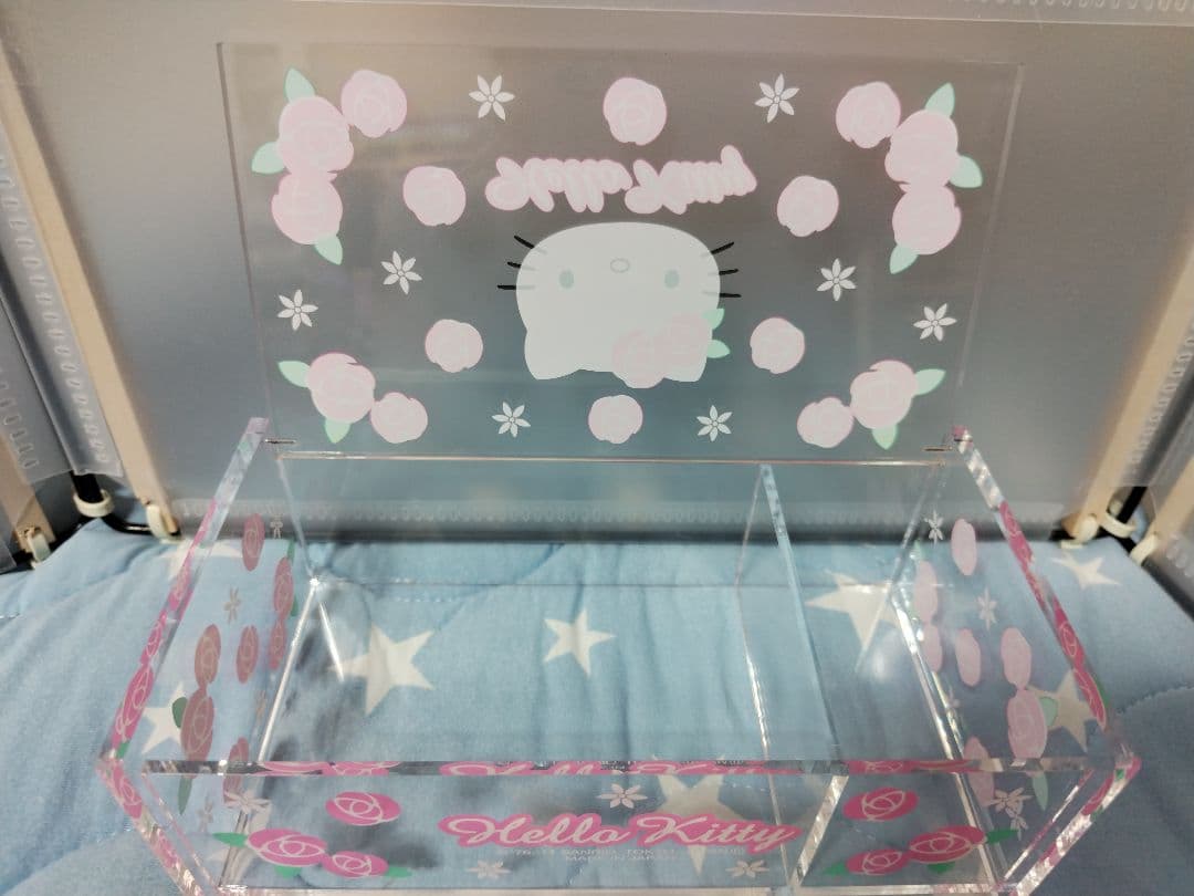 激レア2011 ローズ キティ コットン 綿棒 ケース アクセサリーケース