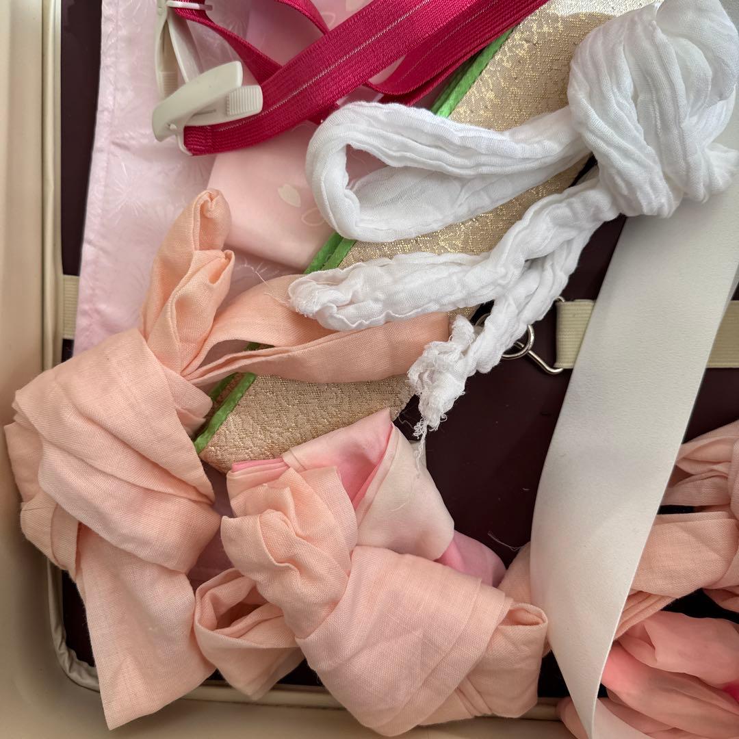 振袖セット着物用小物セット ピンク系　成人式結婚式お正月