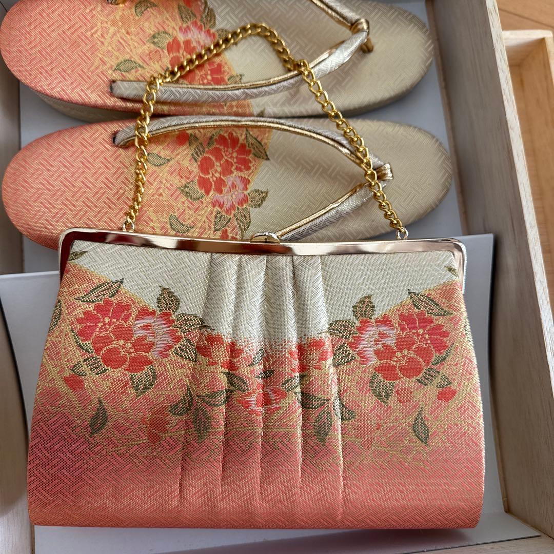 振袖セット着物用小物セット ピンク系　成人式結婚式お正月