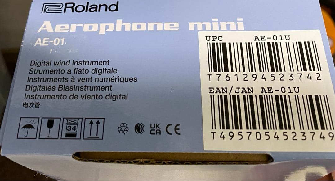 エアロフォンミニ　ローランドAerophone mini AE-01 ゴールド