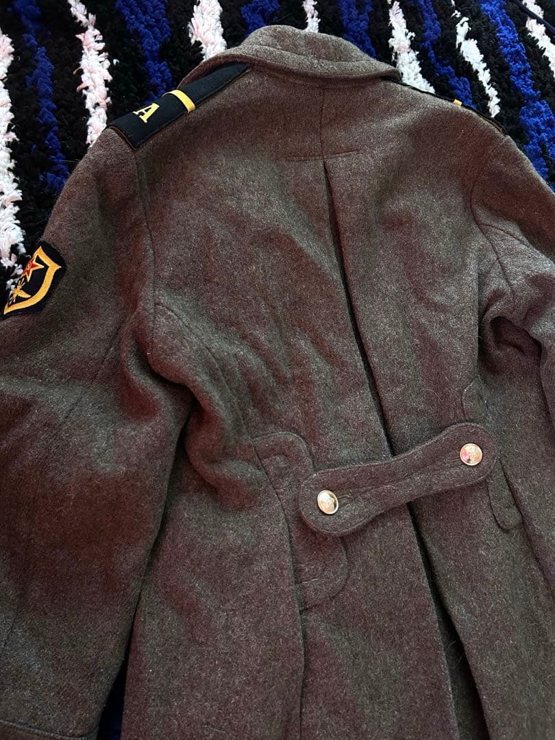 実物 ソ連軍 ロシア軍 兵士用 外套 ウールコート