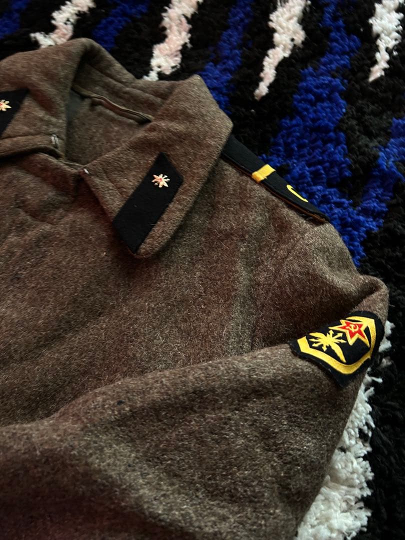 実物 ソ連軍 ロシア軍 兵士用 外套 ウールコート