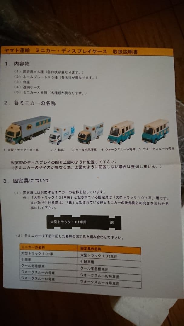 ヤマト運輸 非販売 ミニカーセット