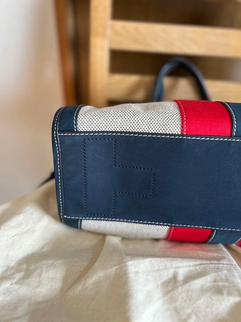 極美品◼️Tory Burch トリーバーチ Canvas & Suede バッグ