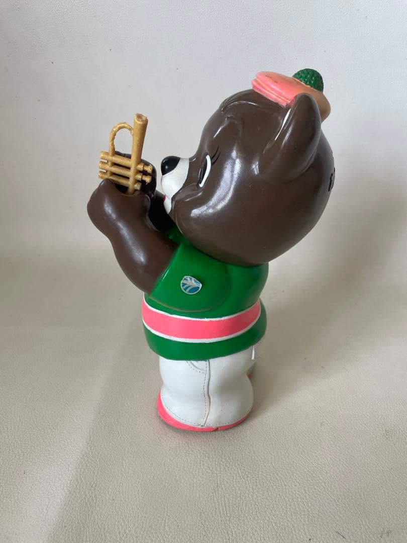 拓銀 拓ちゃん 特大 ソフビ貯金箱 カウンター用 店頭用 音楽隊 トランペット