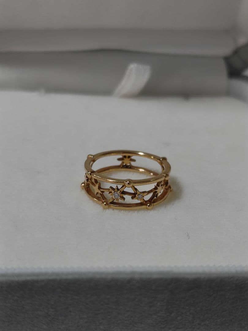 優*ん様 スタージュエリーK10 ピンキーリング 5号