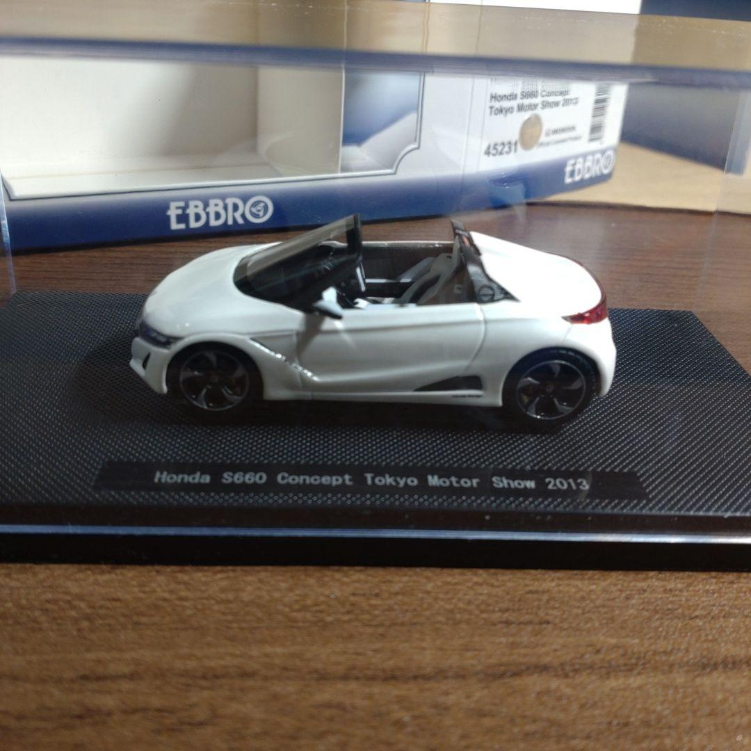 エブロ 1/43 ホンダ S660コンセプト パールホワイト