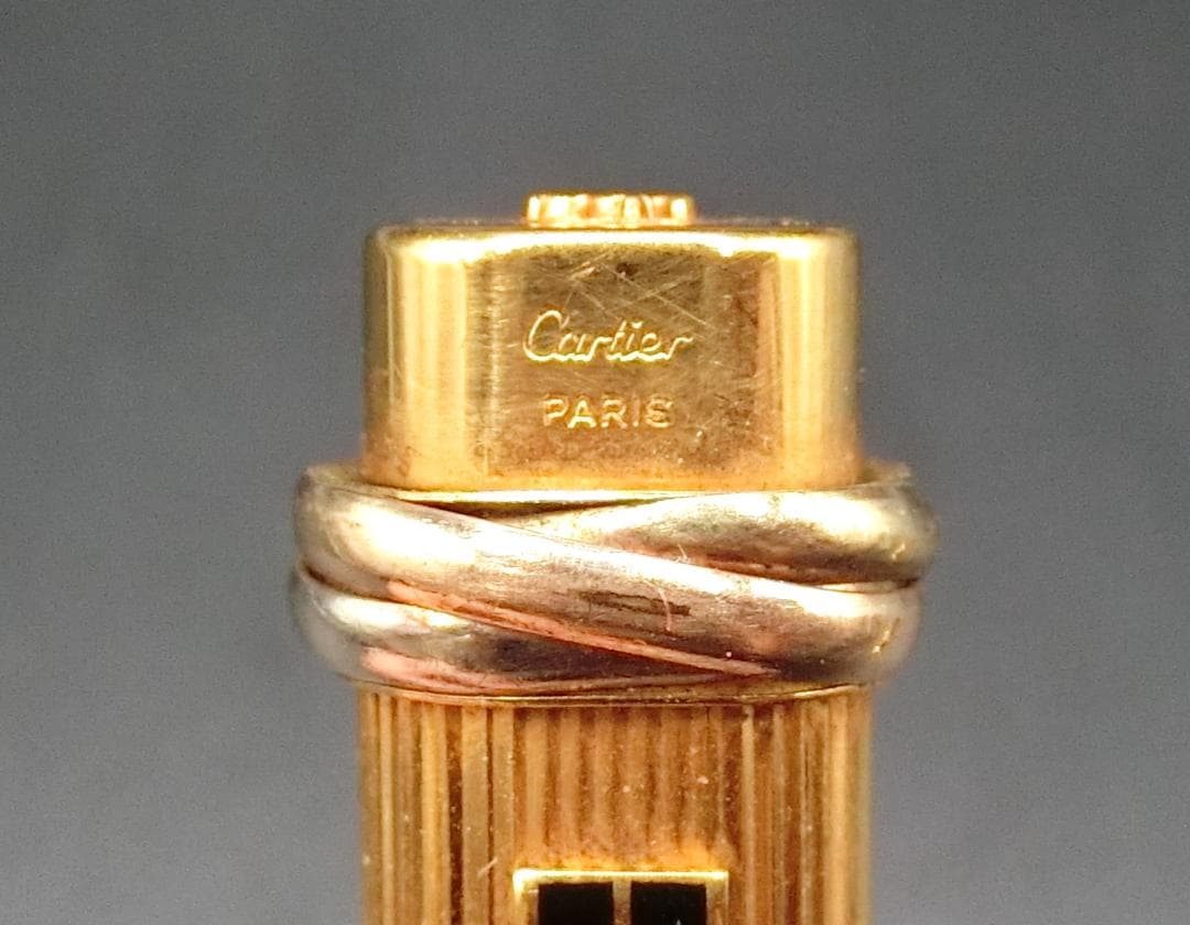 Cartier　カルティエ　ボールペン　ゴールド　キャップ式