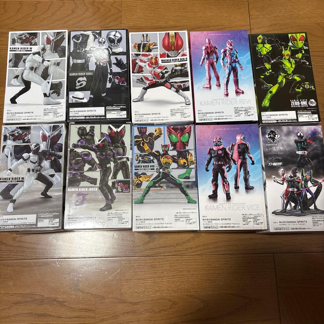 仮面ライダー英雄勇像　プライズフィギュアまとめ売り　新品未開封　10点