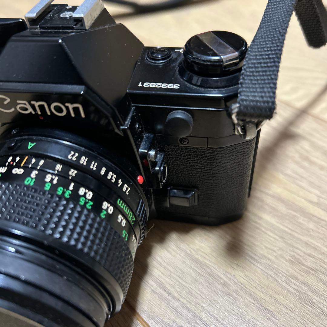 Canon AE-1 フィルム一眼カメラ 28mmレンズ付き