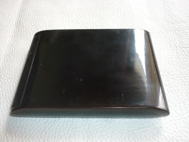 美品’50年代◆新潟鐵工所 神洋丸竣工記念 黒漆塗り『馬二頭』平蒔絵 煙草ケース