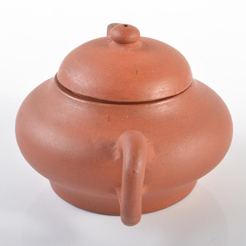 中国　荊渓恵孟臣製　 紫砂　朱泥　急須　茶壷　V　R6235