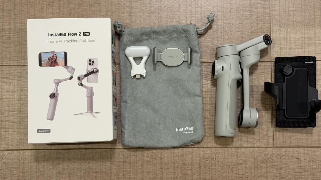 【新品同様】Insta360 Flow 2 Pro Vlogキット【ほぼ未使用】