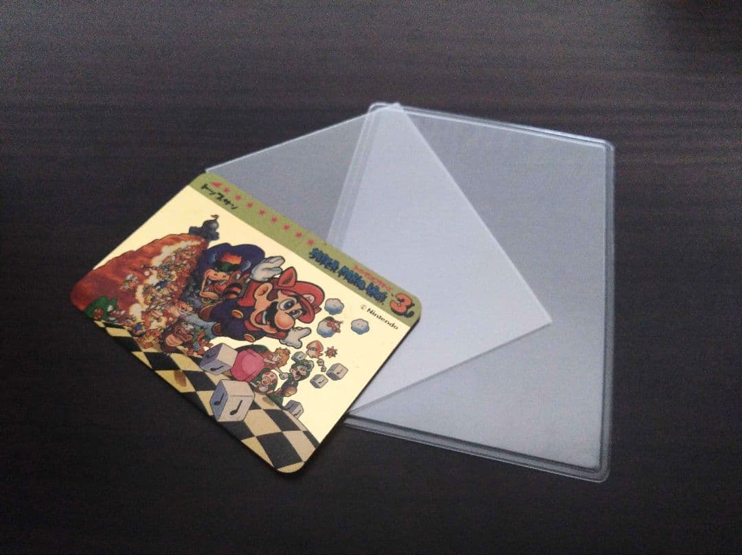 トップサン　スーパーマリオブラザーズ3　カード　金色