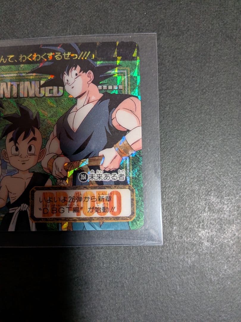 【希少・レア】DBZカードダス 祝NO.1000 ドラゴンボールZ NO.354