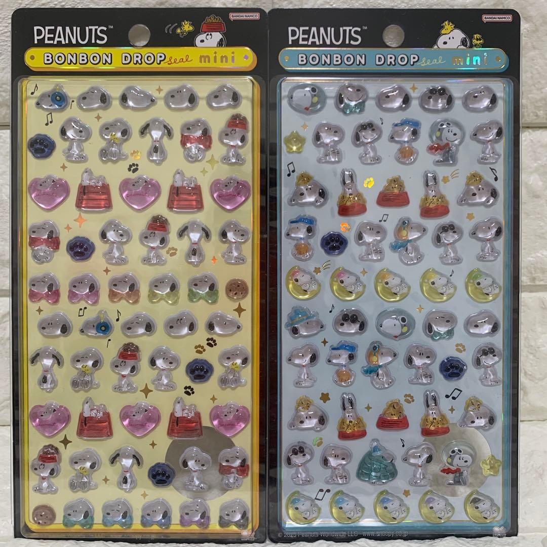 ［１０枚］ボンボンドロップシール・mini・ディズニーコンプリート・スヌーピー