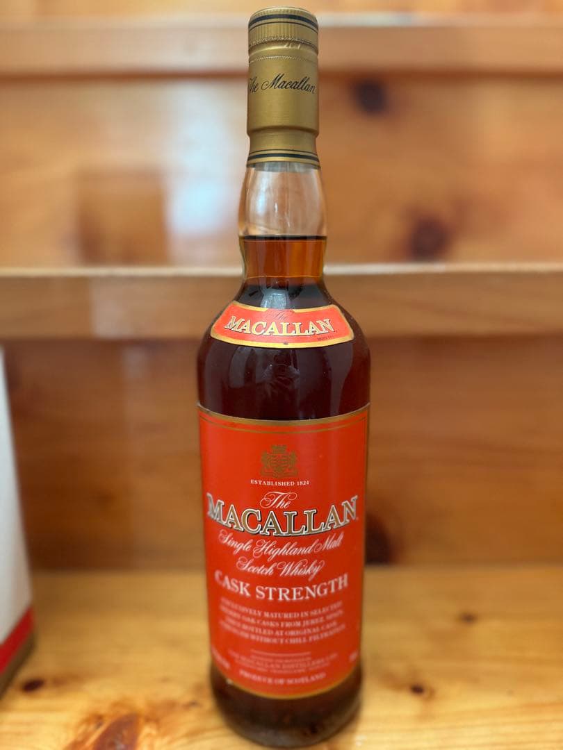マッカラン カスクストレングス 赤ラベル Alc57.4%
