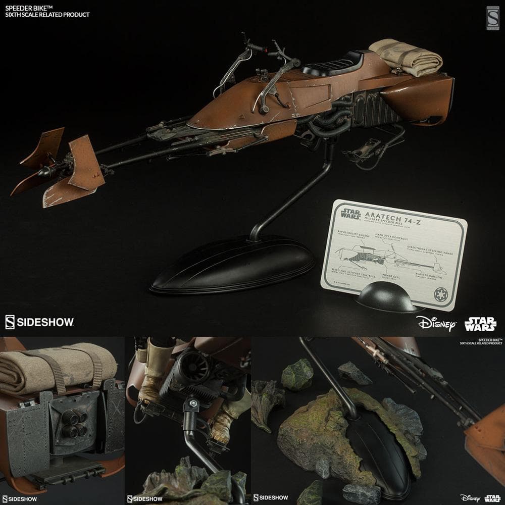 サイドショウ限定版！スター・ウォーズ【スピーダー・バイク】1/6　サイドショウ