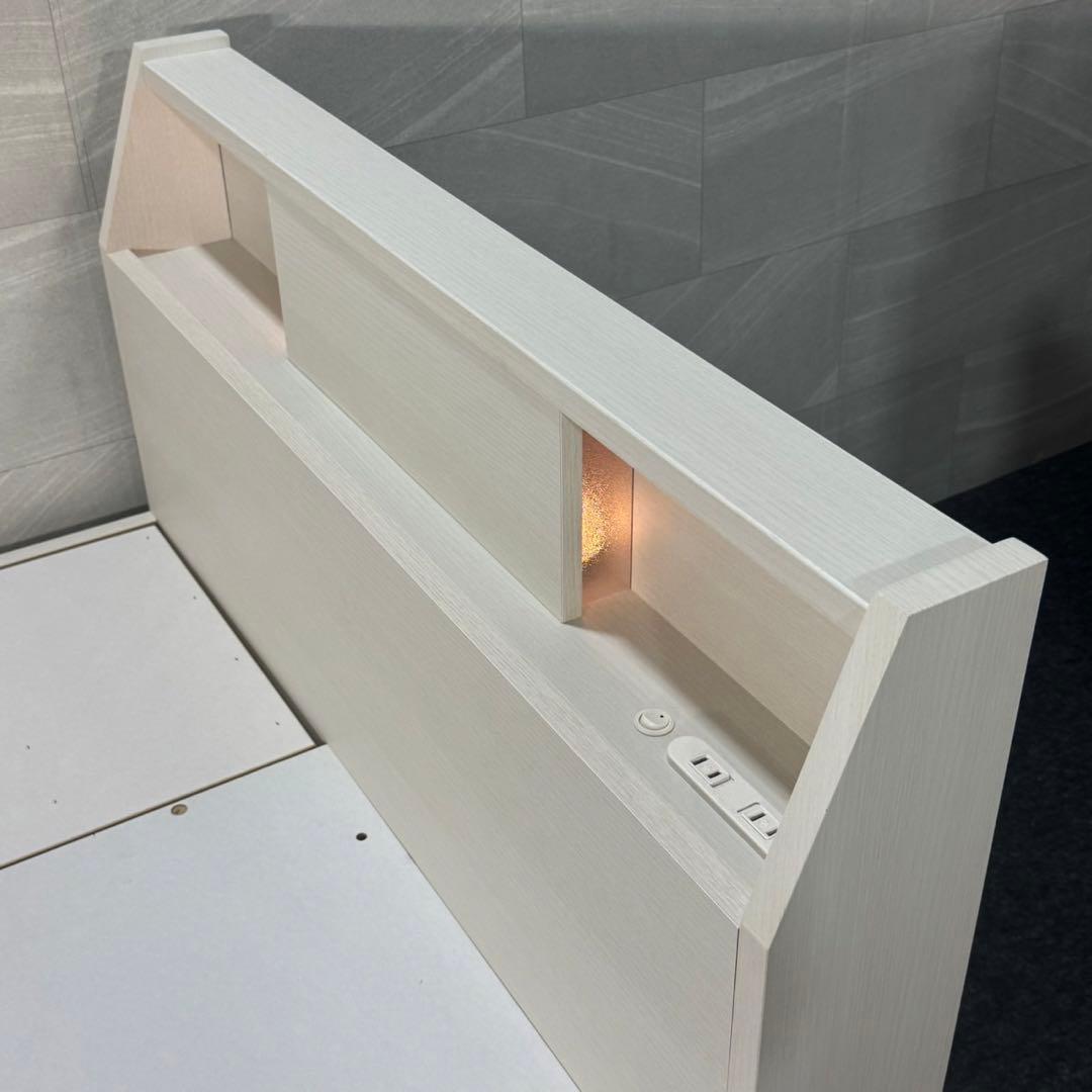 ニトリ シングル ベッドフレーム アザン3 チェスト 収納 格安 d4631