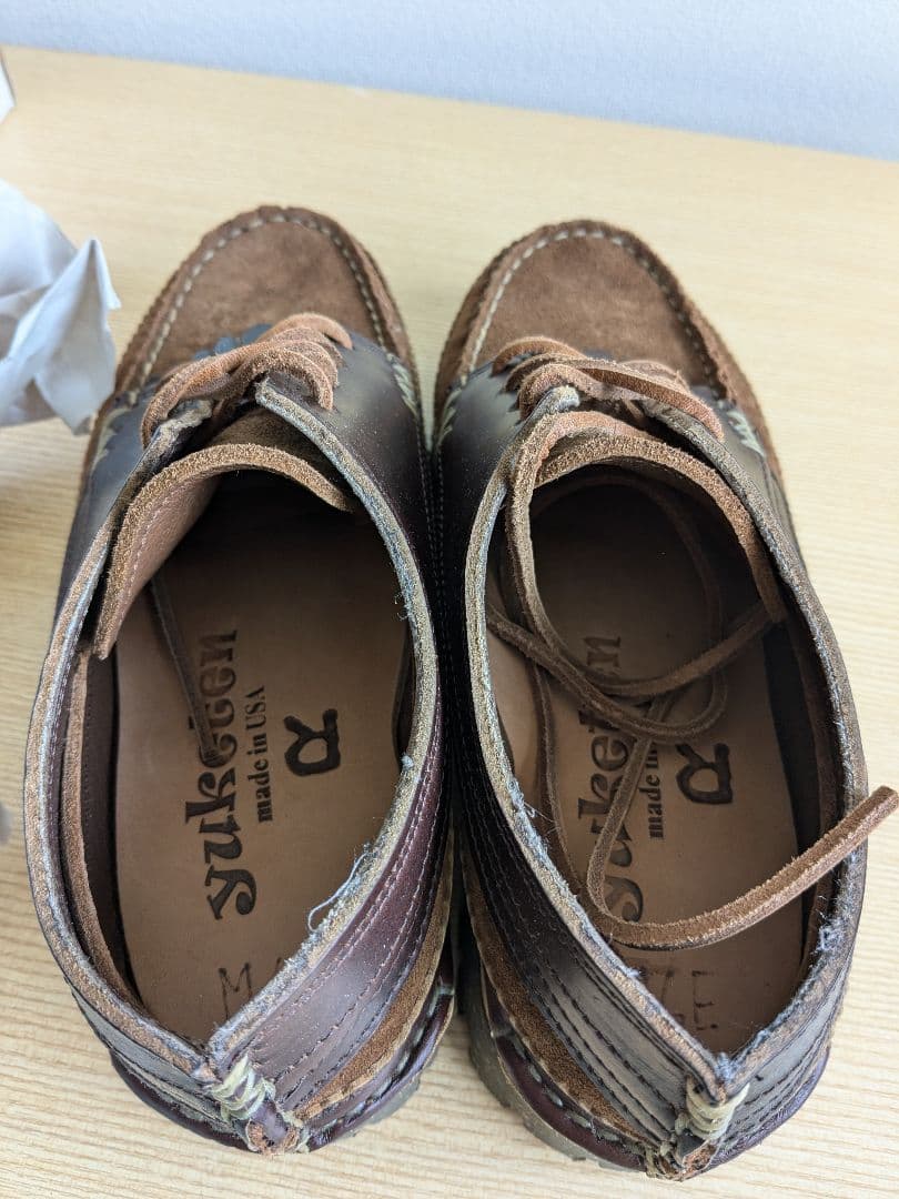 ユケテン yuketen 6E 24 デッキシューズ 45R モカシン