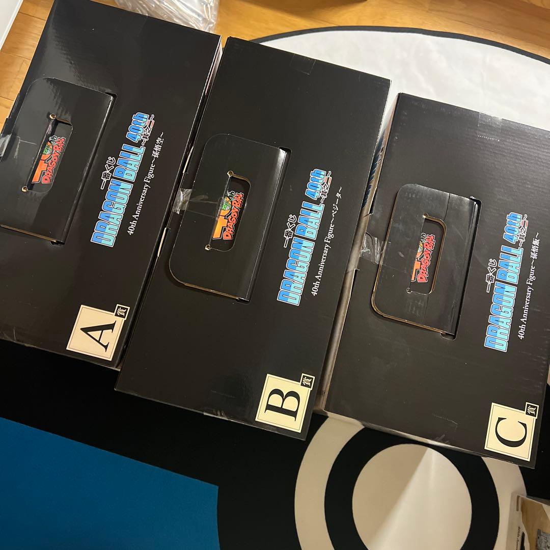 鳥山明　一番くじ DRAGON BALL 40th ～其之二～　フィギュア　3種