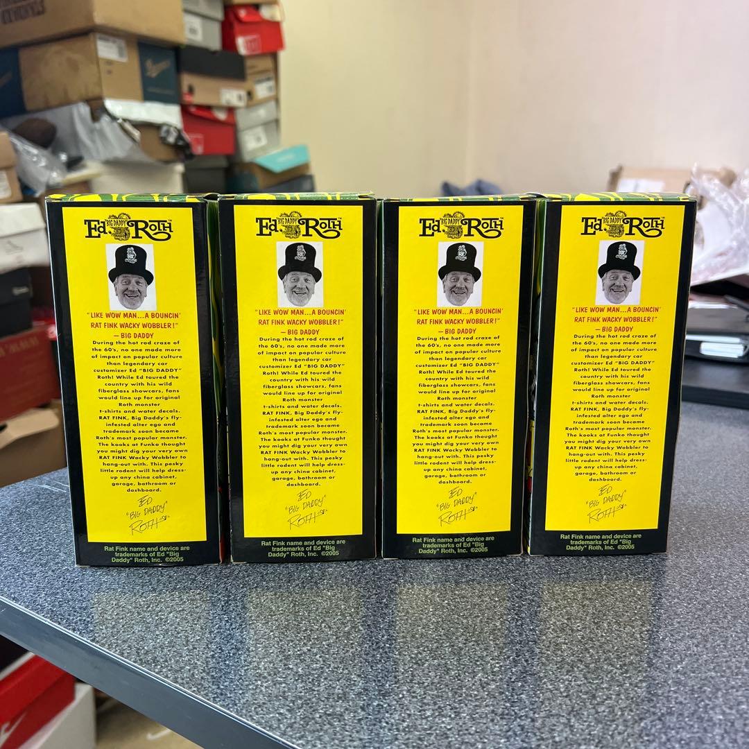 希少スパナフィンク　ラットフィンクボビングヘッド4体セット