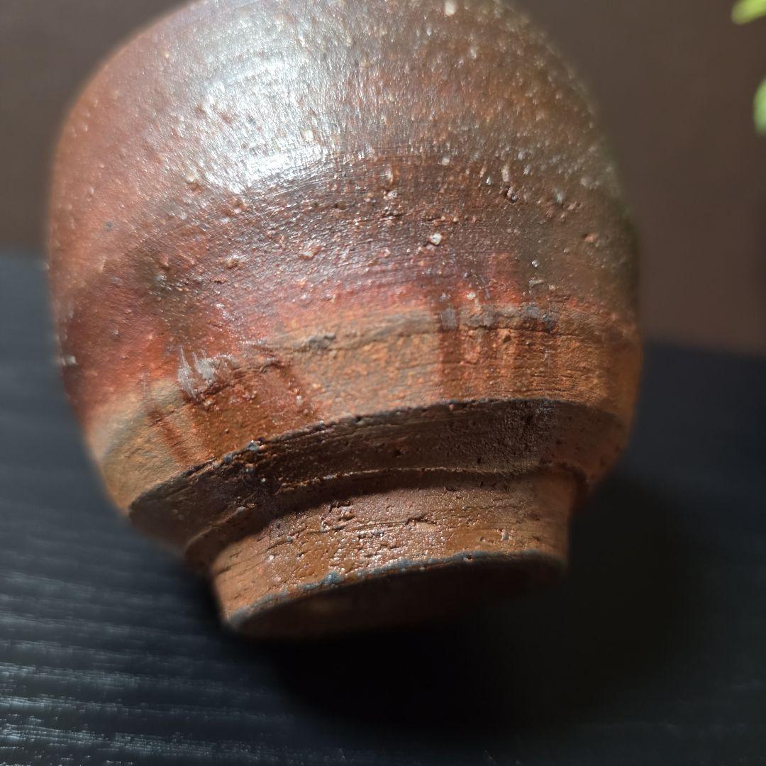 ご購入者様ご確認用 備前焼　柴岡信義 作　備前市無形文化財　大きめ　ぐい呑