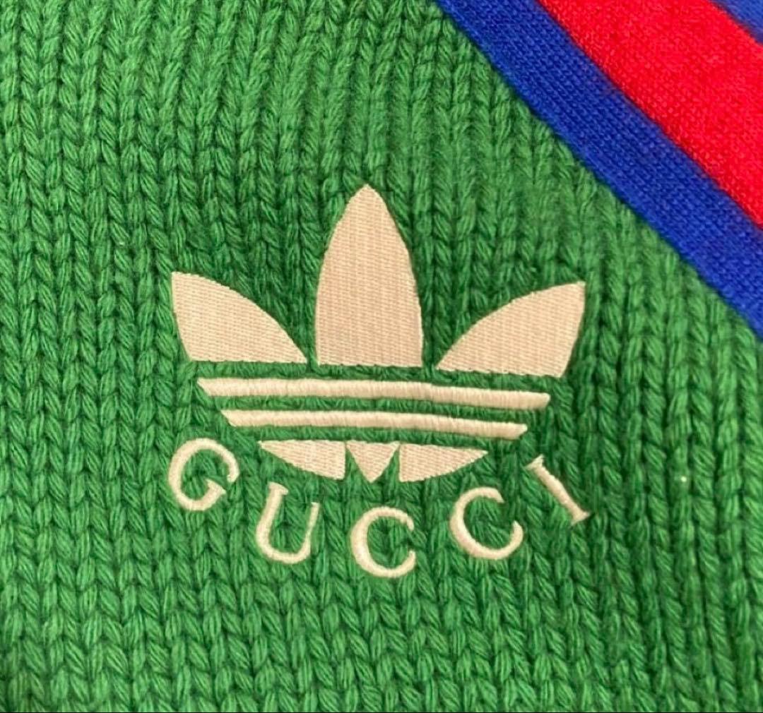 【美品】 グッチ × アディダス ニットパーカー 即完売