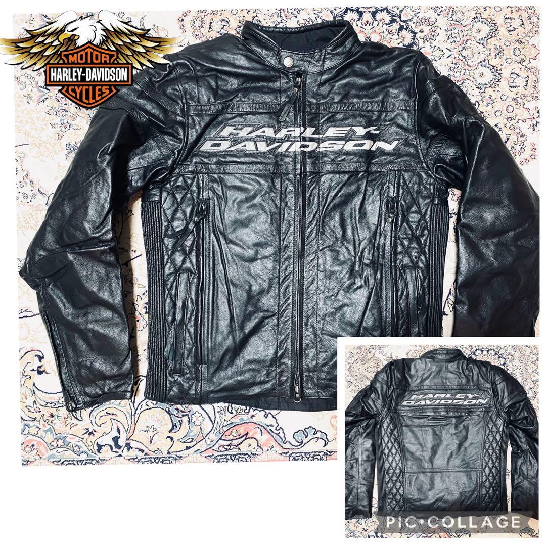 新品未使用Harley-Davidson豪華冬用インナー付きレザージャケット！