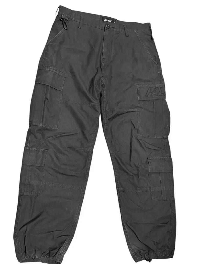 Palece Skateboards 23ss 黒カーゴパンツ 即完売品